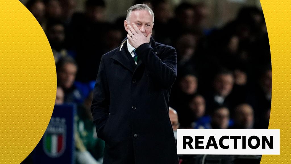 World Cup Play-offs: Northern Ireland lose 2-0 against Italy in Bergamo – Michael O’Neill reaction