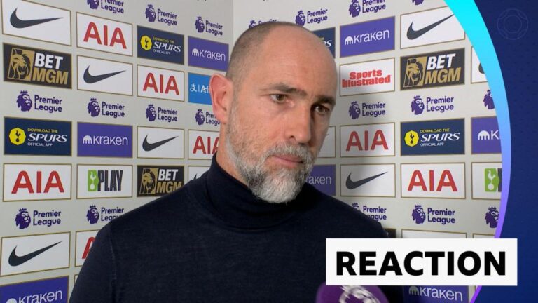 Premier League: Premier League: Tottenham Hotspur 1-3 Crystal Palace Igor Tudor post match reaction