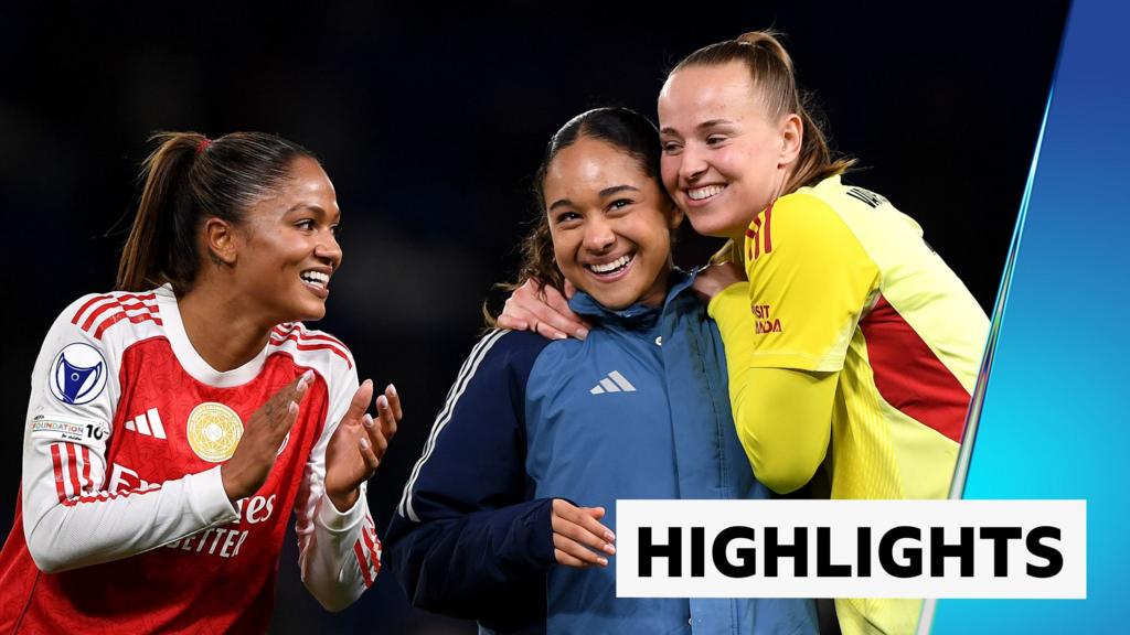 Women’s Champions League highlights: Chelsea 1-0 Arsenal – Arsenal win 3-2 on aggregate