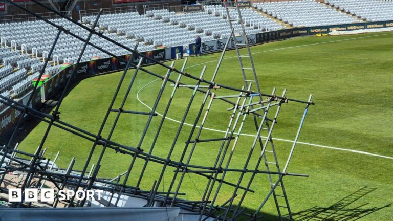County Championship: Spectators told to stay away after Storm Dave