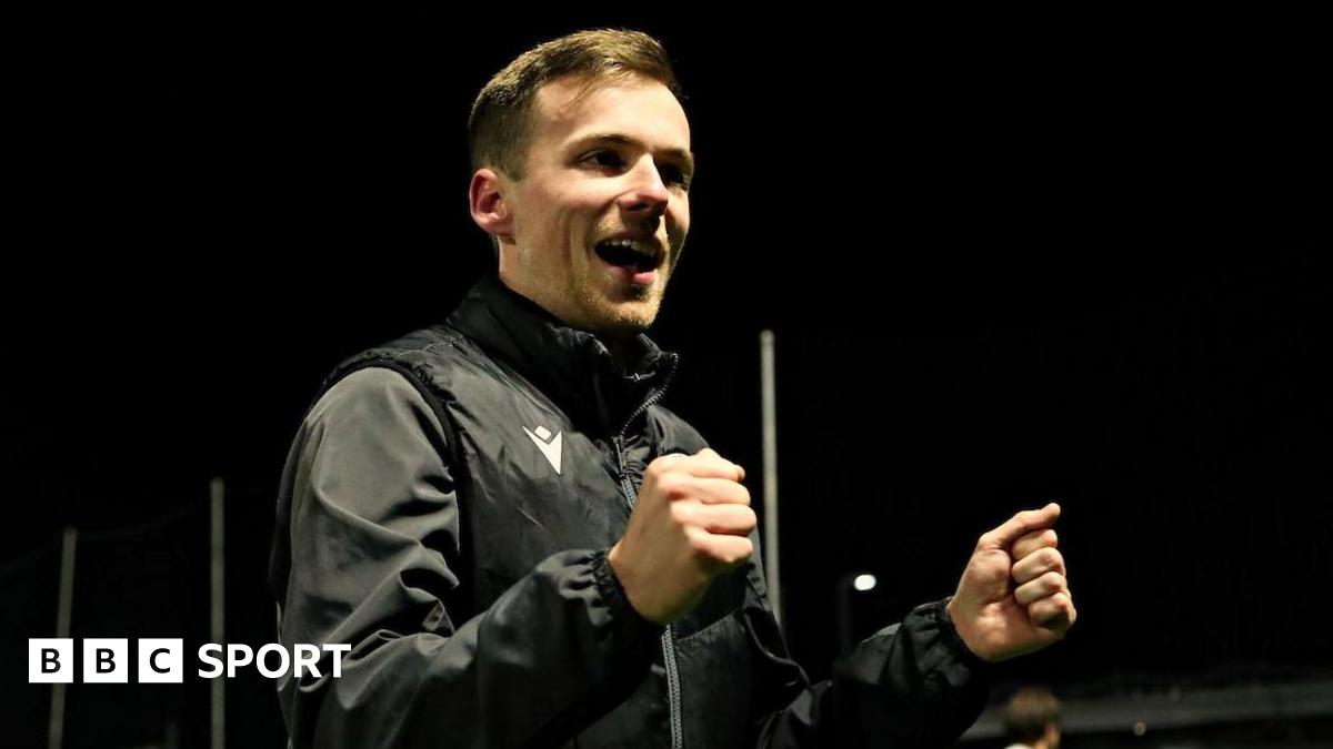 Jordan Hadaway: The 24-year-old manager who has won a top-flight promotion with Llandudno