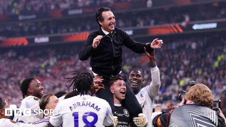 Aston Villa: Unai Emery delivers again as he wins fifth Europa League title