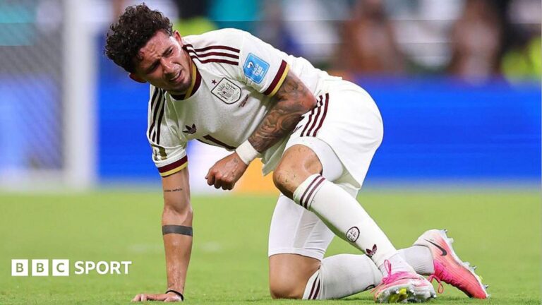 World Cup 2026: Spain’s Yeremy Pino plays on with suspected broken collarbone and may miss rest of World Cup