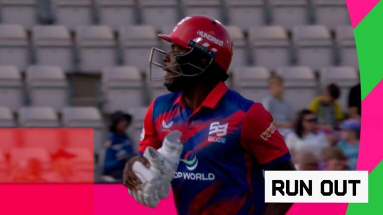 The Hundred Southern Brave vs Welsh Fire: Jofra Archer is run out after a misjudgement