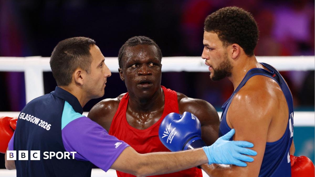 Commonwealth Games 2026: Aziz Abdul, grandson of Idi Amin, disqualified for headbutt in Glasgow