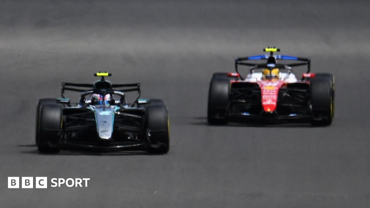 British Grand Prix: Kimi Antonelli passes Lewis Hamilton to win Silverstone sprint race