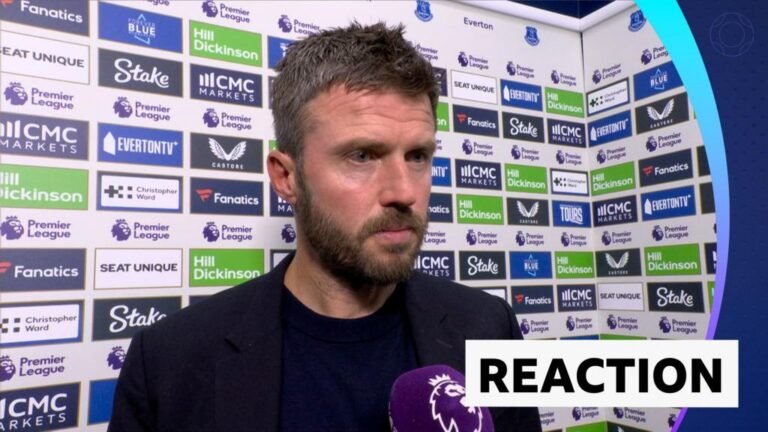 Everton 2-2 Manchester United: Michael Carrick post match interview