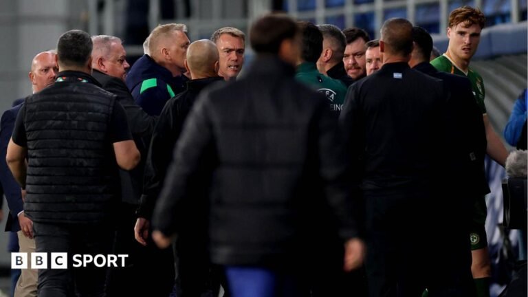 Republic of Ireland 1-1 Israel: Heimir Hallgrimsson says Israel ‘tried to intimidate us’ amid spitting row